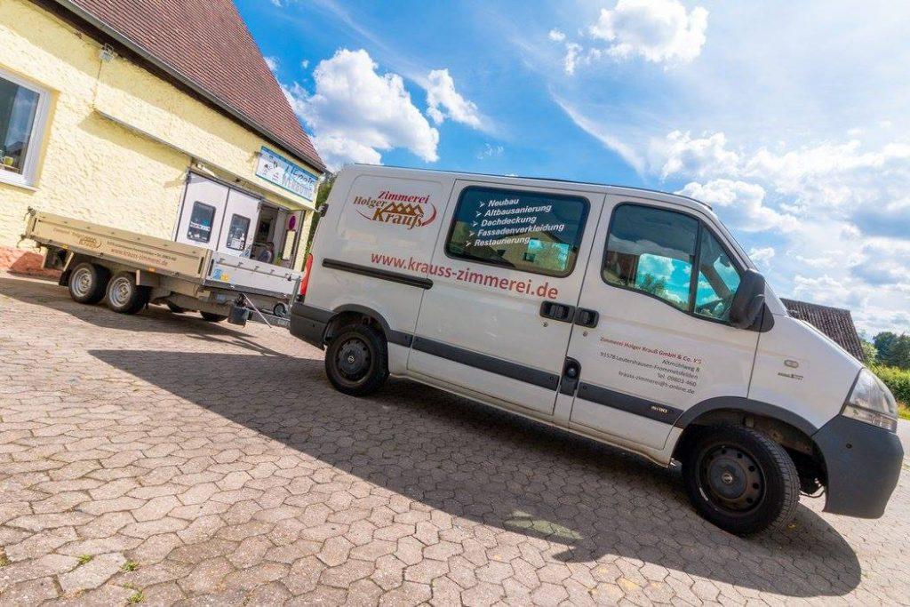 Werbung auf Transporter