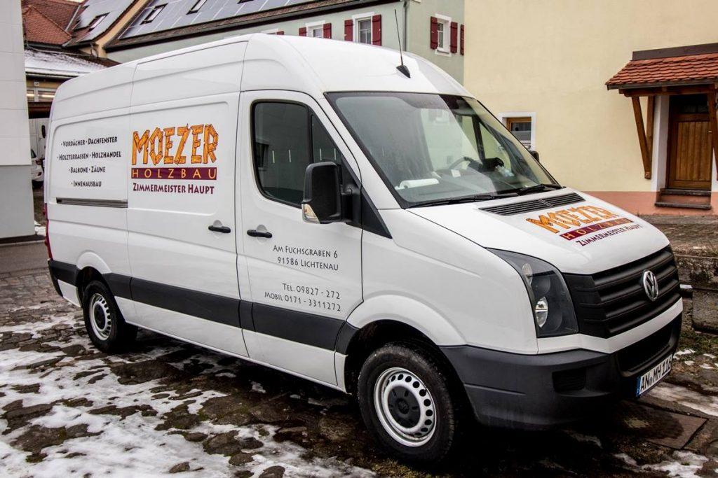 Werbung auf Transporter