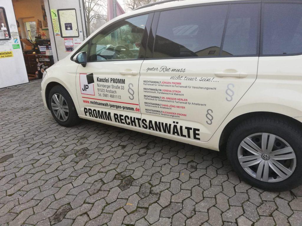 Werbung auf Taxi
