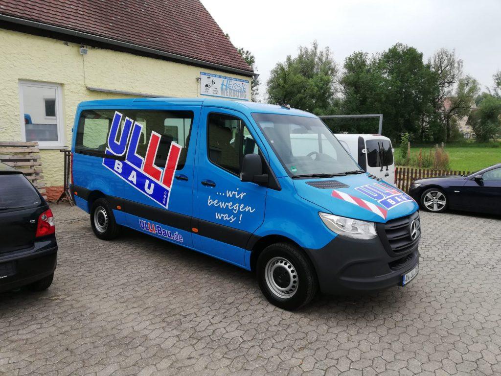 Werbung auf Transporter